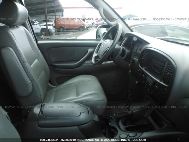 5TDBT44A33S172860 - 2003 TOYOTA SEQUOIA SR5 GRAY photo 5