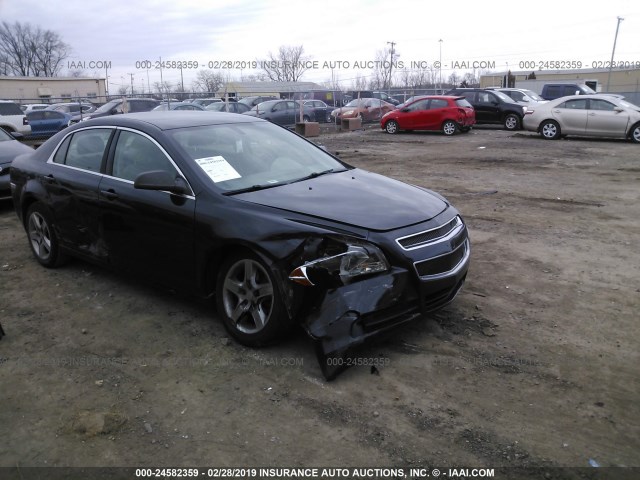1G1ZB5EB2AF151650 - 2010 CHEVROLET MALIBU LS BLACK photo 6