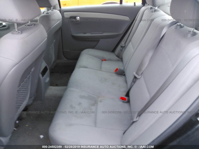 1G1ZB5EB2AF151650 - 2010 CHEVROLET MALIBU LS BLACK photo 8
