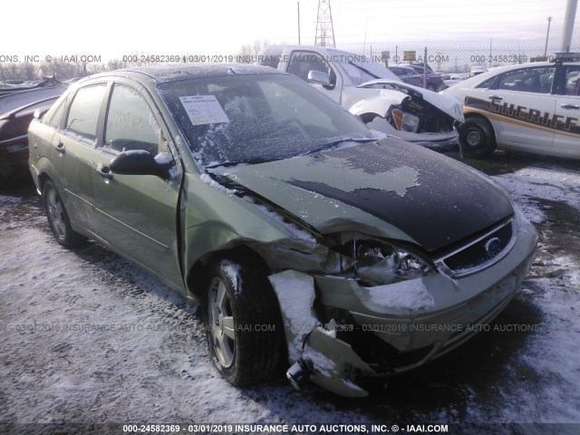 1FAHP34N37W193375 - 2007 FORD FOCUS ZX4/S/SE/SES 绿色 照片 1