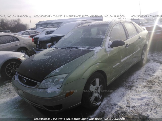 1FAHP34N37W193375 - 2007 FORD FOCUS ZX4/S/SE/SES 绿色 照片 2