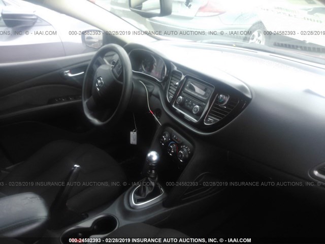 1C3CDFAA7DD215020 - 2013 DODGE DART SE/AERO RED photo 5