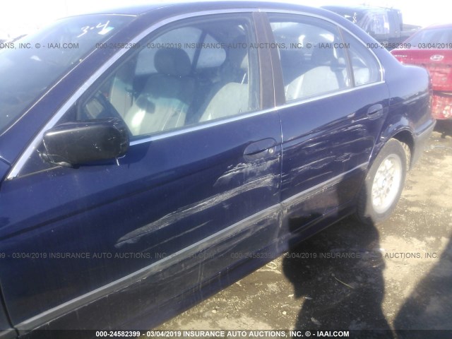 WBADD6324WGT95867 - 1998 BMW 528 I AUTOMATIC BLUE photo 6