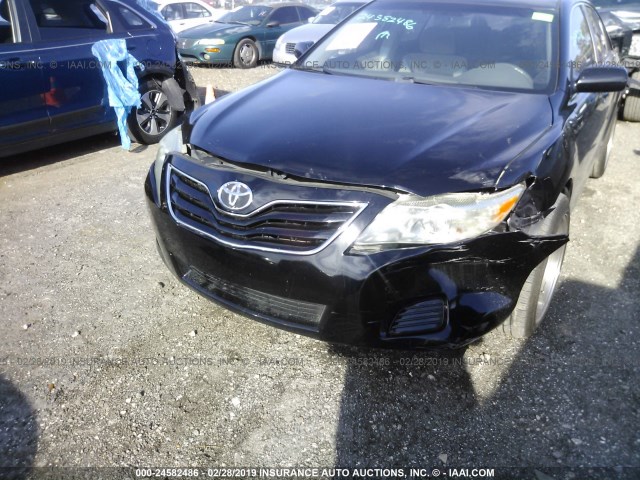 4T1BF3EK3AU555548 - 2010 TOYOTA CAMRY SE/LE/XLE BLACK photo 6