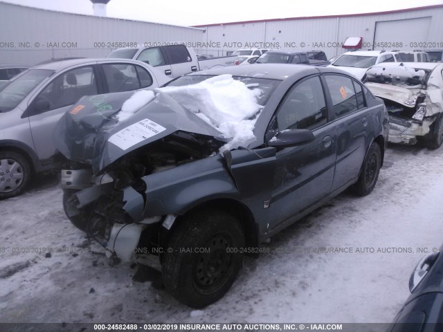 1G8AJ52F05Z163258 - 2005 SATURN ION LEVEL 2 GRAY photo 2