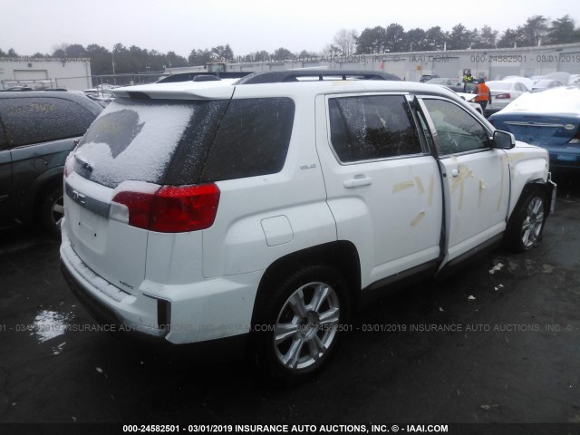 2GKFLTEK0H6343699 - 2017 GMC TERRAIN SLE WHITE photo 4