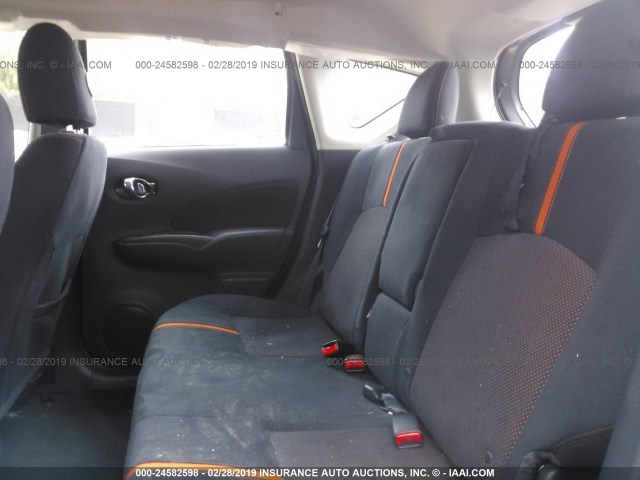 3N1CE2CP3HL374395 - 2017 NISSAN VERSA NOTE S/S PLUS/SV/SL/SR GRAY photo 8