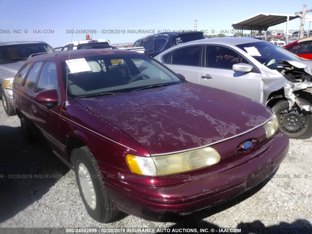 1FACP57U2PA309672 - 1993 FORD TAURUS GL RED photo 1