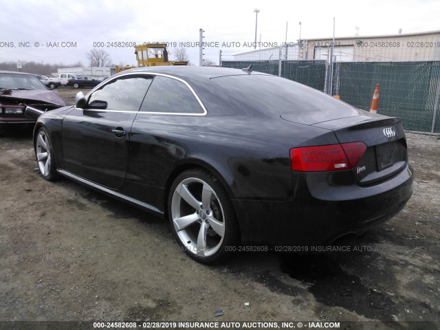 WUAC6AFR1DA900321 - 2013 AUDI RS5 BLACK photo 3