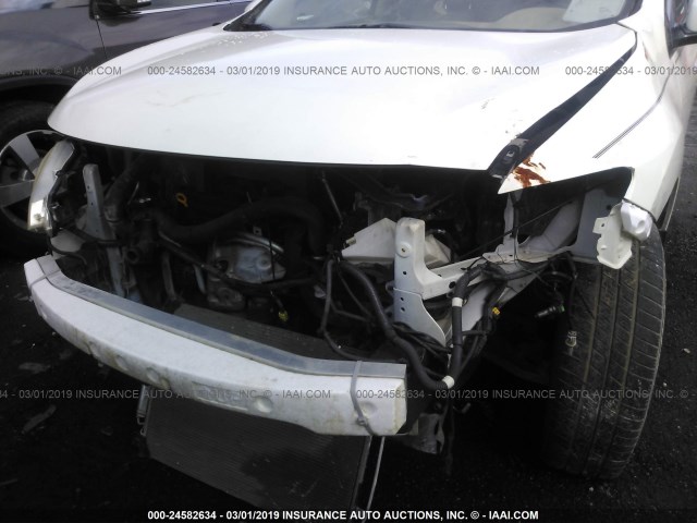 JN8AZ18U79W022616 - 2009 NISSAN MURANO S/SL WHITE photo 6