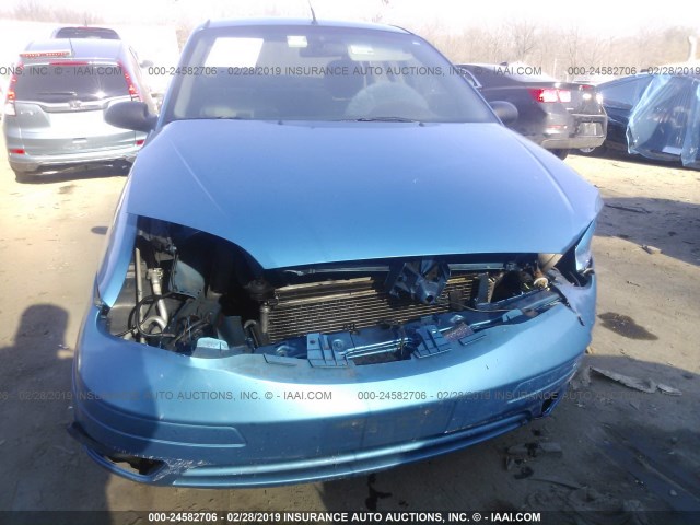 1FAHP34N37W364500 - 2007 FORD FOCUS ZX4/S/SE/SES 蓝色 照片 6