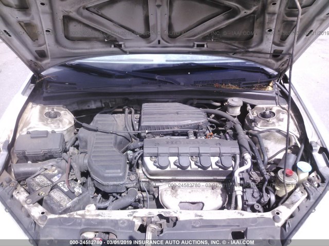 1HGEM22144L070070 - 2004 HONDA CIVIC DX VP Gümüş foto 10