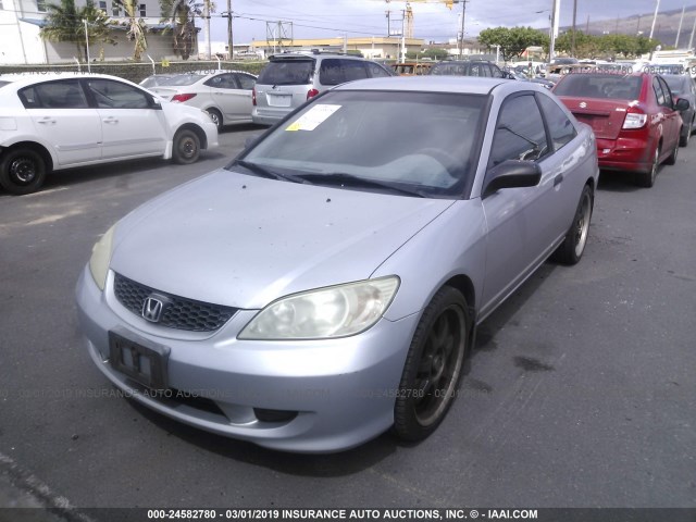 1HGEM22144L070070 - 2004 HONDA CIVIC DX VP Gümüş foto 2