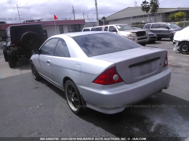 1HGEM22144L070070 - 2004 HONDA CIVIC DX VP Gümüş foto 3