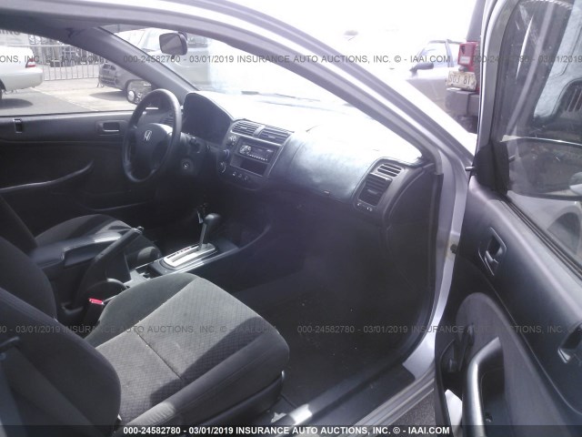 1HGEM22144L070070 - 2004 HONDA CIVIC DX VP Gümüş foto 5