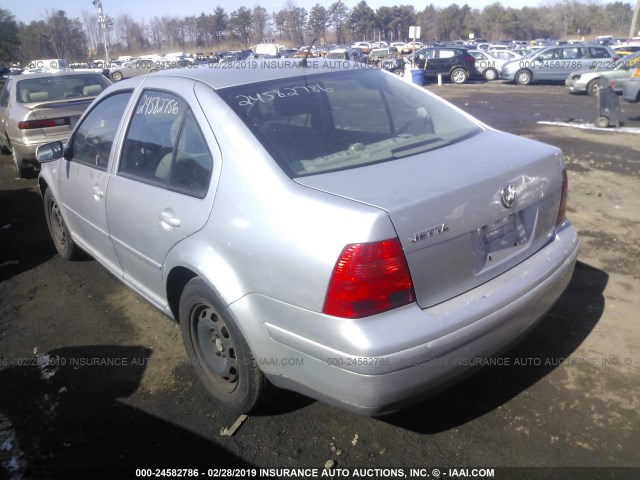 3VWRK69M53M149772 - 2003 VOLKSWAGEN JETTA GL SILVER photo 3