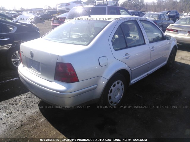 3VWRK69M53M149772 - 2003 VOLKSWAGEN JETTA GL SILVER photo 4