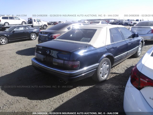 1G6KS52YXVU825193 - 1997 CADILLAC SEVILLE SLS BLUE photo 4