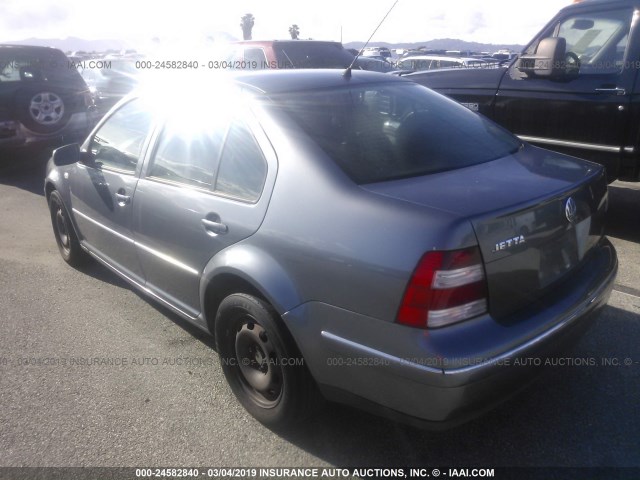 3VWRA69M45M077601 - 2005 VOLKSWAGEN JETTA GL GRAY photo 3