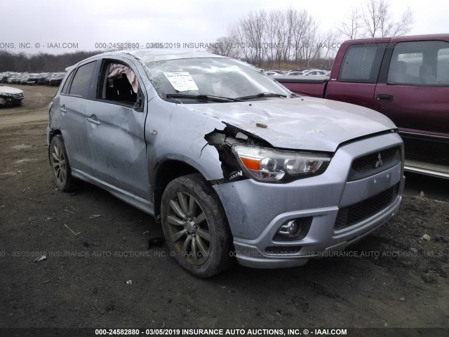 JA4AP4AU9BZ001438 - 2011 MITSUBISHI OUTLANDER SPORT SE SILVER photo 1