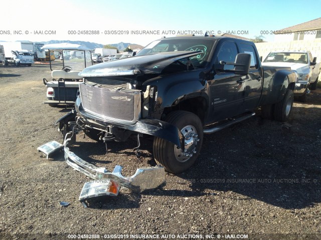 1GTJK33628F116597 - 2008 GMC SIERRA K3500 BLACK photo 2