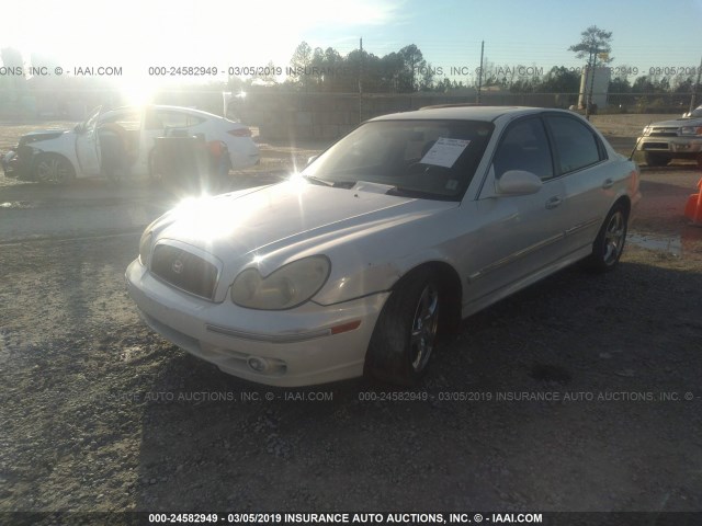 KMHWF35H03A787132 - 2003 HYUNDAI SONATA GLS/LX WHITE photo 2