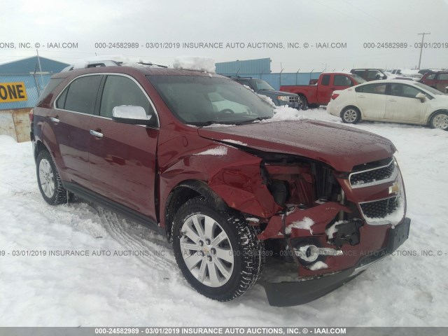 2CNFLGEW4A6306629 - 2010 CHEVROLET EQUINOX LTZ RED photo 1