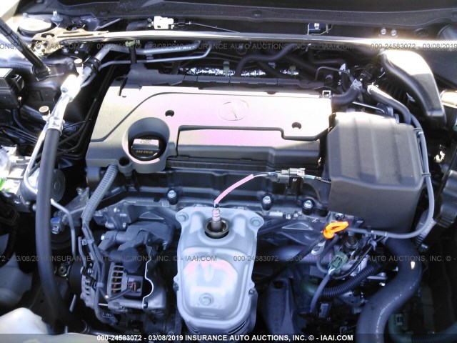 19UUB1F31KA006813 - 2019 ACURA TLX GRAY photo 10