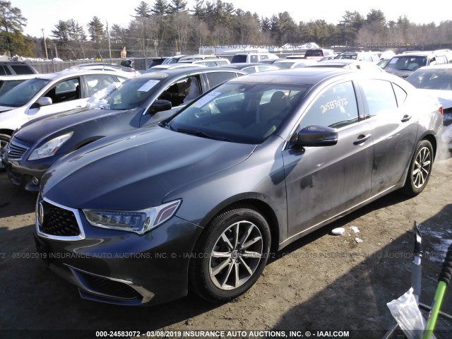 19UUB1F31KA006813 - 2019 ACURA TLX GRAY photo 2