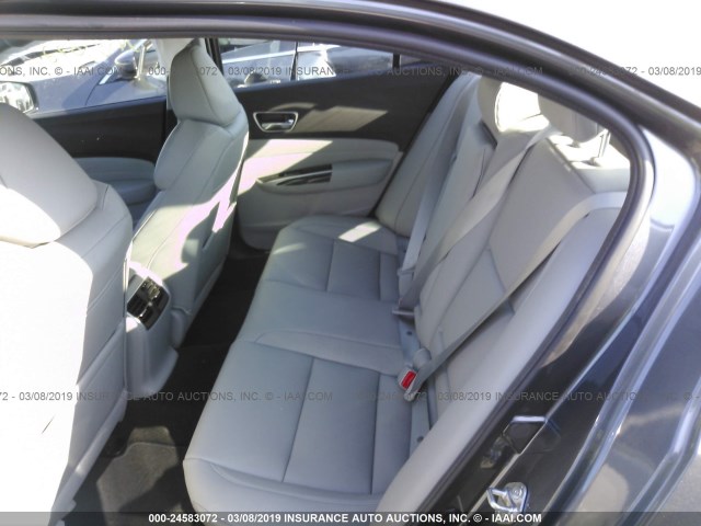 19UUB1F31KA006813 - 2019 ACURA TLX GRAY photo 8