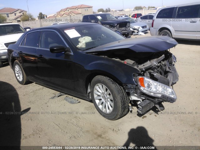 2C3CCAAG5DH727064 - 2013 CHRYSLER 300 BLACK photo 1