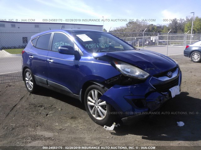 KM8JU3AC2AU073136 - 2010 HYUNDAI TUCSON GLS/LIMITED 深蓝色 照片 1