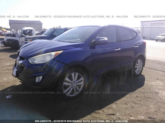 KM8JU3AC2AU073136 - 2010 HYUNDAI TUCSON GLS/LIMITED 深蓝色 照片 2