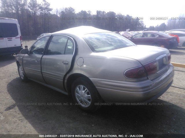 1G4HR54K744138744 - 2004 BUICK LESABRE LIMITED GOLD photo 3