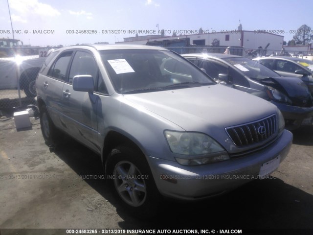 JTJGF10U220131839 - 2002 LEXUS RX 300 SILVER photo 1