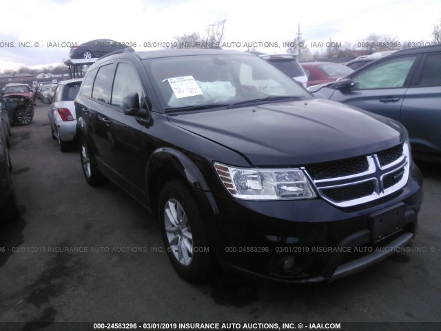 3C4PDCBG4JT521709 - 2018 DODGE JOURNEY SXT BLACK photo 1