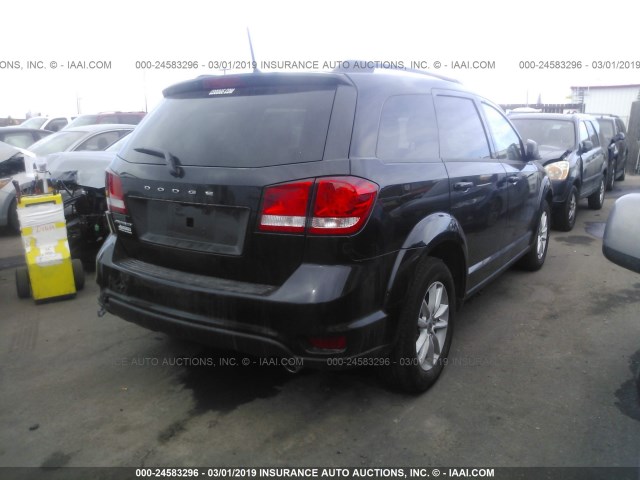 3C4PDCBG4JT521709 - 2018 DODGE JOURNEY SXT BLACK photo 4