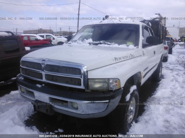 3B7KF23Z42M281538 - 2002 DODGE RAM 2500 WHITE photo 2