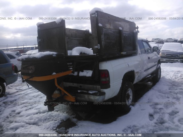 3B7KF23Z42M281538 - 2002 DODGE RAM 2500 WHITE photo 4