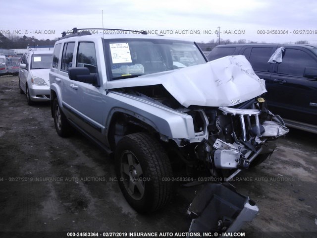 1J8HH48K79C544055 - 2009 JEEP COMMANDER SPORT SILVER photo 1