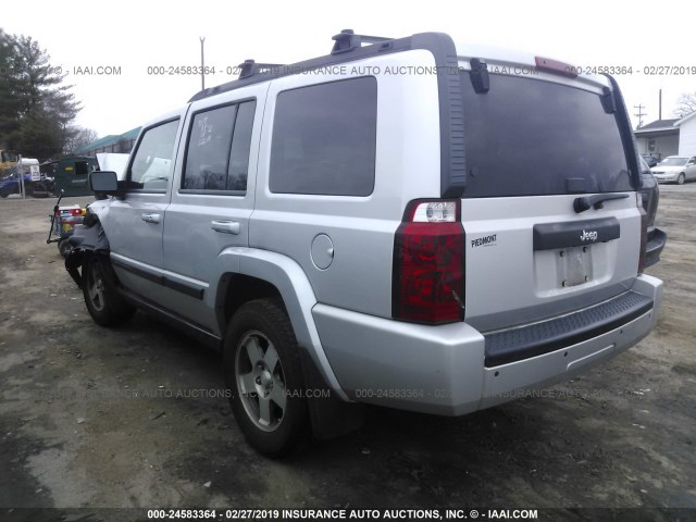 1J8HH48K79C544055 - 2009 JEEP COMMANDER SPORT SILVER photo 3