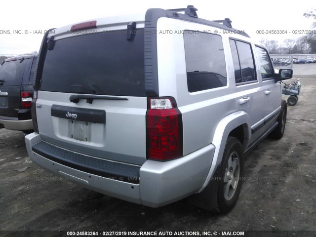 1J8HH48K79C544055 - 2009 JEEP COMMANDER SPORT SILVER photo 4