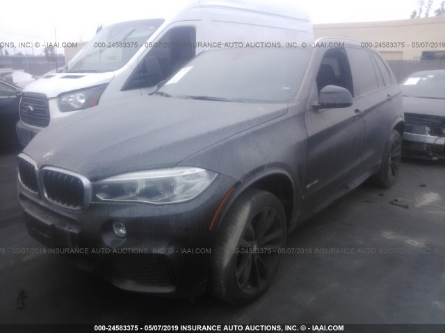 5UXKR2C57H0U20334 - 2017 BMW X5 SDRIVE35I BLACK photo 2
