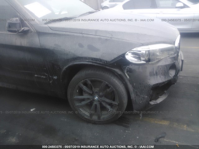 5UXKR2C57H0U20334 - 2017 BMW X5 SDRIVE35I BLACK photo 6