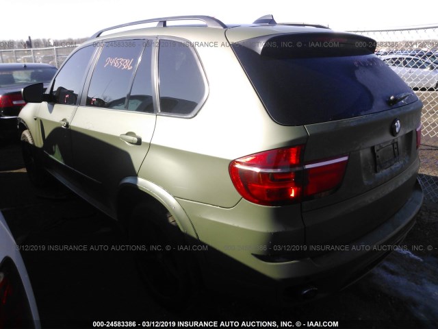5UXZW0C57C0B88177 - 2012 BMW X5 XDRIVE35D Yaşıl foto 3