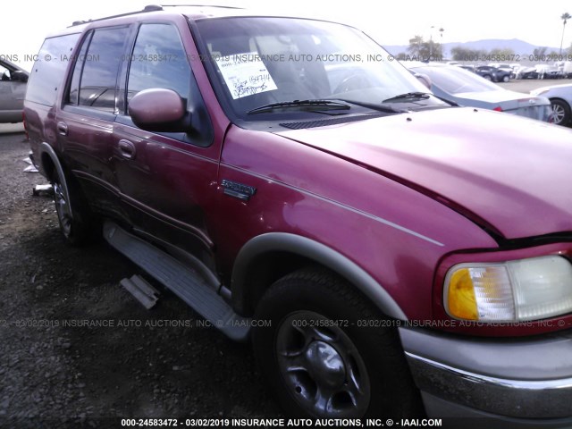 1FMEU17L61LB67538 - 2001 FORD EXPEDITION EDDIE BAUER RED photo 6