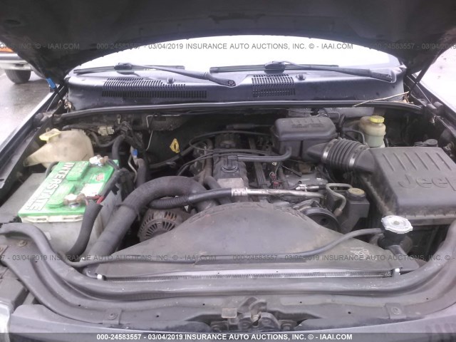 1J4GW48S64C307617 - 2004 JEEP GRAND CHEROKEE LAREDO/COLUMBIA/FREEDOM 黑色 照片 10