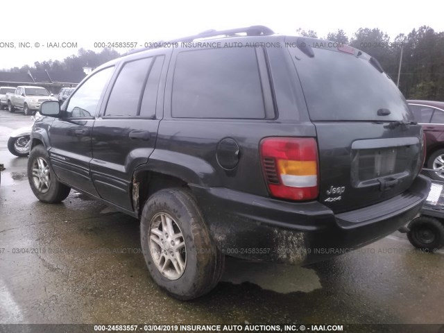 1J4GW48S64C307617 - 2004 JEEP GRAND CHEROKEE LAREDO/COLUMBIA/FREEDOM 黑色 照片 3