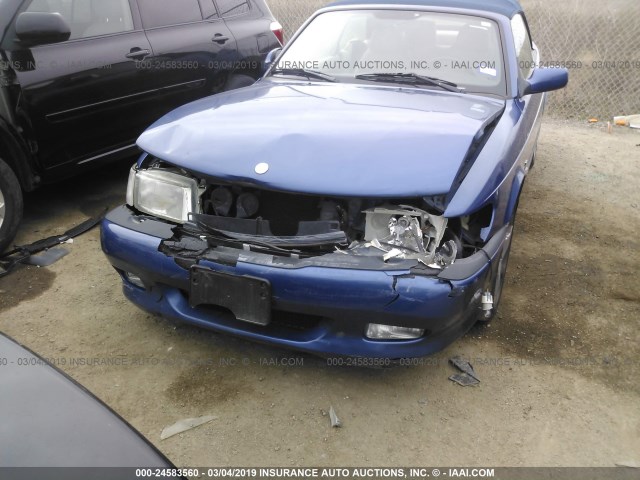 YS3DF78K037003192 - 2003 SAAB 9-3 SE BLUE photo 6