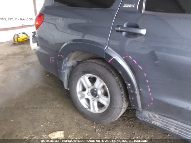 5TDZM5G1XAS002053 - 2010 TOYOTA SEQUOIA SR5 BLUE photo 6